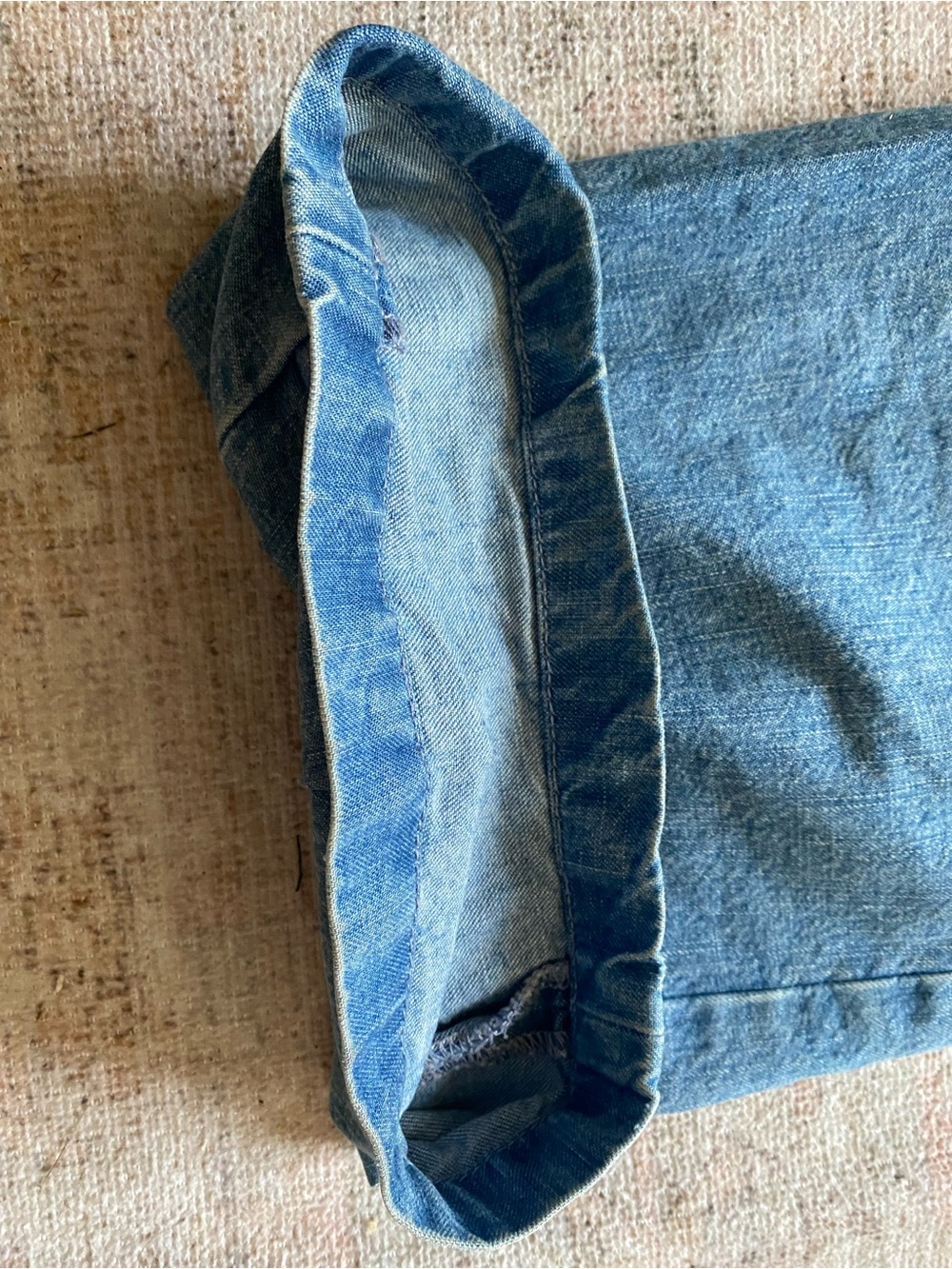 SEZANE Martin Pant in Chambray Sz 38 - Picture 4 of 9